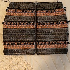 Francesca’s mini skirt